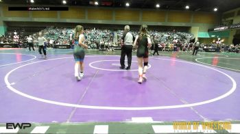 115 lbs Quarterfinal - Harper Eldred, Grizzly Wrestling Club vs Virginia Fraser, Roundtree Wrestling Academy