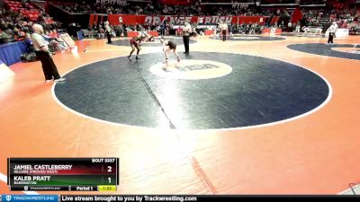 3A 106 lbs Cons. Semi - Jamiel Castleberry, Hillside (Proviso West) vs Kaleb Pratt, Barrington