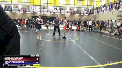 113 lbs Champ. Round 2 - Jared Glendening, Big Game Wrestling Club vs Jonathan Alberico, Iowa