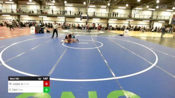 130A lbs Rr Rnd 2 - Michael Lopez Jr., Blackfox Wrestling vs Cj Carr, Wyalusing