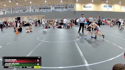 56 lbs Round 2 (6 Team) - Caleb Reed, Capital City WC vs Jacob Nelson, Rangers WC