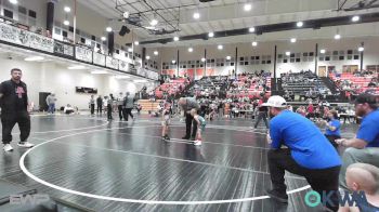 45 lbs Quarterfinal - Duke Hawkins, Checotah Matcats vs Blakely Burchett, Raw Wrestling Club