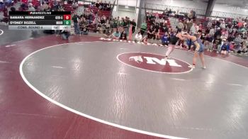 155 lbs Cons. Round 4 - Samara Hernandez, Gering vs Sydney Rozell, Moorcroft