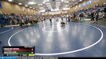 70 lbs Cons. Round 5 - Traysten Fenner, Taylorsville vs Brexten Lamb, Cougars Wrestling Club