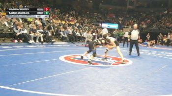 126 Class 4 lbs 5th Place Match - Dalton Lilledahl, Francis Howell vs Aidan McMurtry, Hickman