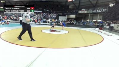 Girls 4A 120 lbs Cons. Round 5 - Luna Carrillo Pinedo, Curtis (Girls) vs Matty Figueroa, Chiawana (Girls)