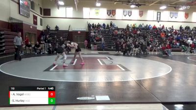 110 lbs Semifinal - Sophia Hurley, Independence vs Alexis Vogel, Western Dubuque