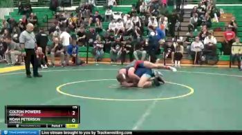 175 lbs Semifinal - Noah Peterson, LOUISVILLE vs Colton Powers, MARYSVILLE