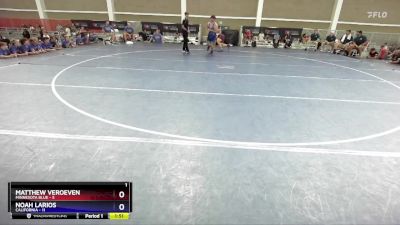 215 lbs Placement Matches (8 Team) - Matthew Veroeven, Minnesota Blue vs Noah Larios, California