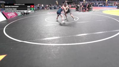 2A/1A Boys 120 Cons. Round 3 - Cashton Fred, Culver Boys vs Seelah Piatkoff, Kennedy Boys