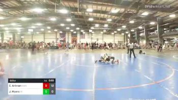 60 lbs Rr Rnd 1 - Collin Artman, Quest School Of Wrestling vs Joey Myers, Young Guns Red