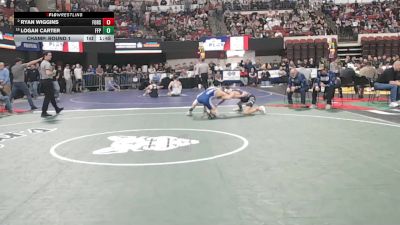 Champ. Round 1 - Logan Carter, Fairfield/Power vs Ryan Wiggins, Forsyth