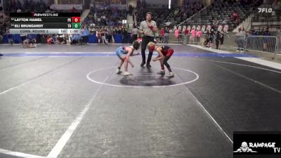 80 lbs Cons. Round 2 - Eli Brungardt, The Herd vs Layton Hamel, Plainville Kids