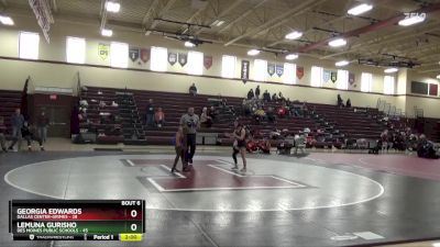 100 lbs Round 3 (4 Team) - Lemuna Gurisho, Des Moines Public Schools vs Georgia Edwards, Dallas Center-Grimes