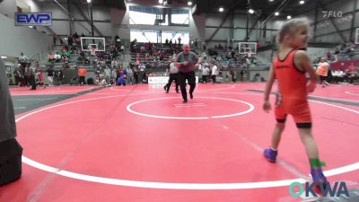 46 lbs Rr Rnd 4 - Mackenzie Woods, Warhorse Wrestling Club vs Evelyn Shimonek, Pawhuska Elks Takedown