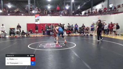 86 kg Consi Of 4 - Leonard Pinto, Nebraska Wrestling Training Center vs Brayden Thompson, Cowboy RTC