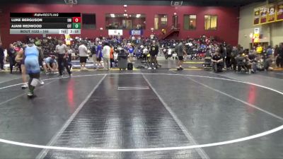 165 lbs Champ. Round 1 - Ajani Redwood, The Citadel vs Luke Berguson, Montevallo