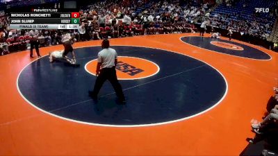 190 lbs Finals (8 Team) - Nicholas Ronchetti, Joliet (Catholic Academy) vs John Slump, Arlington Heights (Hersey)