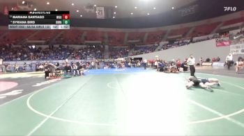 6A/5A Girls 130 Champ. Round 1 - Mariana Santiago, Willamette Girls vs Syriana Bird, Corvallis Girls