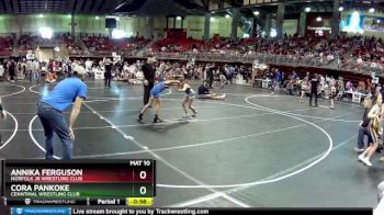 89 lbs Quarterfinal - Annika Ferguson, Norfolk Jr Wrestling Club vs Cora Pankoke, Cenntinal Wrestling Club