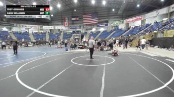 82 lbs Semifinal - Emma Zagorski, Pikes Peak Warriors vs Landon Abbas, Black Fox Wrestling Academy