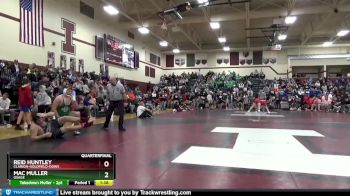 285 lbs Quarterfinal - Reid Huntley, Clarion-Goldfield-Dows vs Mac Muller, Osage