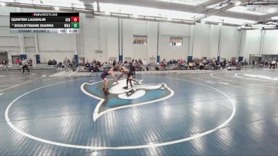 184 lbs Champ. Round 2 - Quinten Laughlin, Scranton vs Souleymane Diarra, Wilkes