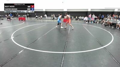 215 lbs Riley Hicks, Oklahoma Red vs Carter Brown, Missouri