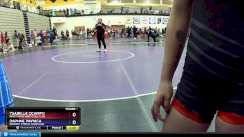 112 lbs Round 1 - Ysabelle Ocampo, Beast Mode Wrestling Club vs Daphne Pavnica, Midwest Xtreme Wrestling