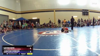 53 lbs Round 3 - Leyton Boyd, Contenders Wrestling Academy vs Christian Nordyke, Region Wrestling Academy