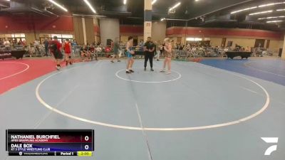 132 lbs Cons. Semi - Nathaniel Burchfiel, Apex Grappling Academy vs Dale Box, KT 3 Style Wrestling Club