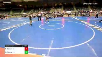 145 lbs Quarterfinal - Dustin Bohren, Sebolt Wrestling Academy vs Nathan B.Harjo, Choctaw