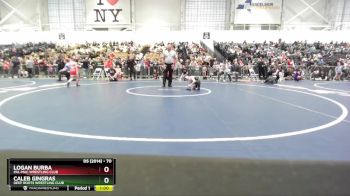 70 lbs Cons. Round 2 - Caleb Gingras, Deep Roots Wrestling Club vs Logan Burba, Pal-Mac Wrestling Club