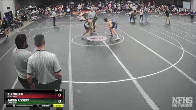 5A 182 lbs Quarterfinal - T J Miller, Fort Mill vs Jaden Ussery, Cane Bay