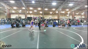 75 lbs Rr Rnd 3 - Maxton Crow, Coalgate Wildcat Wrestling Club vs Harmony Battle, Aztec Grappling Academy