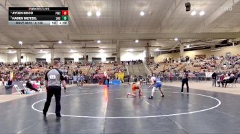 A 165 lbs Semifinal - Ayden Hood, Pigeon Forge High School vs Kaden Weitzel, Livingston Academy