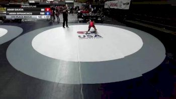 92 lbs 5th Place Match - Adam Galicia, Reign Wrestling Club vs Aiden DiFrancisco, Poway Wrestling
