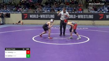 88 lbs Quarterfinal - Andrew Helwig, Mission Arlington Wrestling vs Hudson Dalton, Dcwc