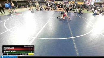 100 lbs Quarterfinal - Aiden Hahn, MO vs Saxton Scott, ID