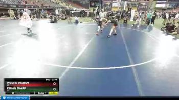 100 lbs Quarterfinal - Ethan Sharp, UT vs Westin Ingham, WI