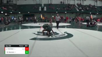 141 lbs Cons. Round 5 - Blake Noonan, Michigan State vs Jordan Hamdan, Michigan State