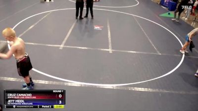 120 lbs Round 1 - Cruz Camacho, White Bear Lake Wrestling vs Jett Meidl, No Nonsense Wrestling