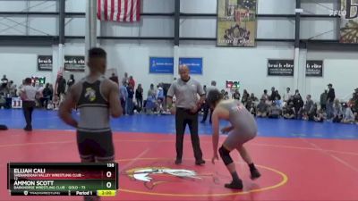 138 lbs Round 1 (4 Team) - Ammon Scott, DARKHORSE WRESTLING CLUB - GOLD vs Elijah Cali, SHENANDOAH VALLEY WRESTLING CLUB