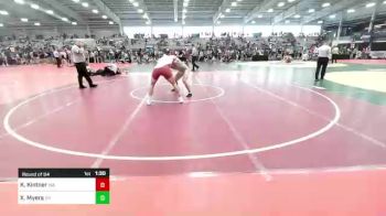 170 lbs Round Of 64 - Kaiden Kintner, WA vs Xander Myers, OH