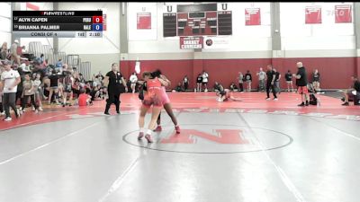 109 lbs Consi Of 4 - Alyn Capen, Peru Central School vs Brianna Palmer, Raleigh Area Wrestling/cardinal Gibbons High School