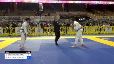 JOSE JAVIER TORRES MENDOZA vs BRENT MATTHEW GUISTWITE 2022 Pan Jiu Jitsu IBJJF Championship