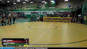 138 lbs Champ. Round 2 - Bret Minnick, COLUMBIAN vs Antonio Madda, MAYFIELD