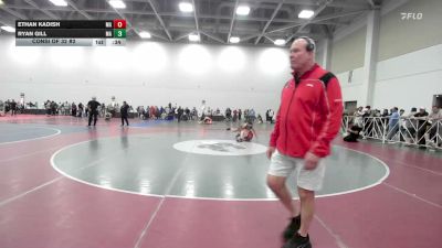 120 lbs Consi Of 32 #2 - Ryan Gill, MA vs Ethan Kadish, MA