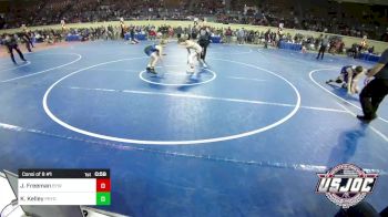 106 lbs Consi Of 8 #1 - Javon Freeman, Bristow Youth Wrestling vs Kaleb Kelley, Pryor Tigers