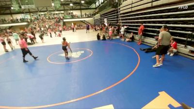 57-71 lbs Cons. Semi - Shaelynn Denton, Repmo Wrestling Club vs Raelyn Jadin, Oak Forest Warriors